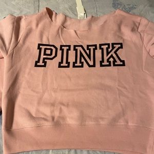 VS PINK open neck crew shirt